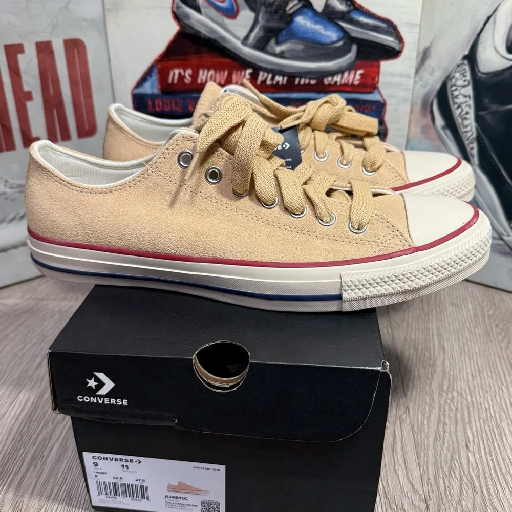 New Converse Chuck Taylor All Star Ox Ivory Coastal Dune Sizes 8.5, 9, 9.5 Men